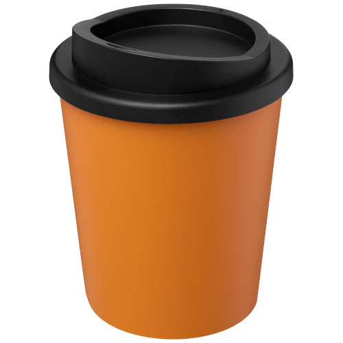 Gobelet isotherme personnalisé recyclé Espresso 250 ml Americano® Orange et Noir